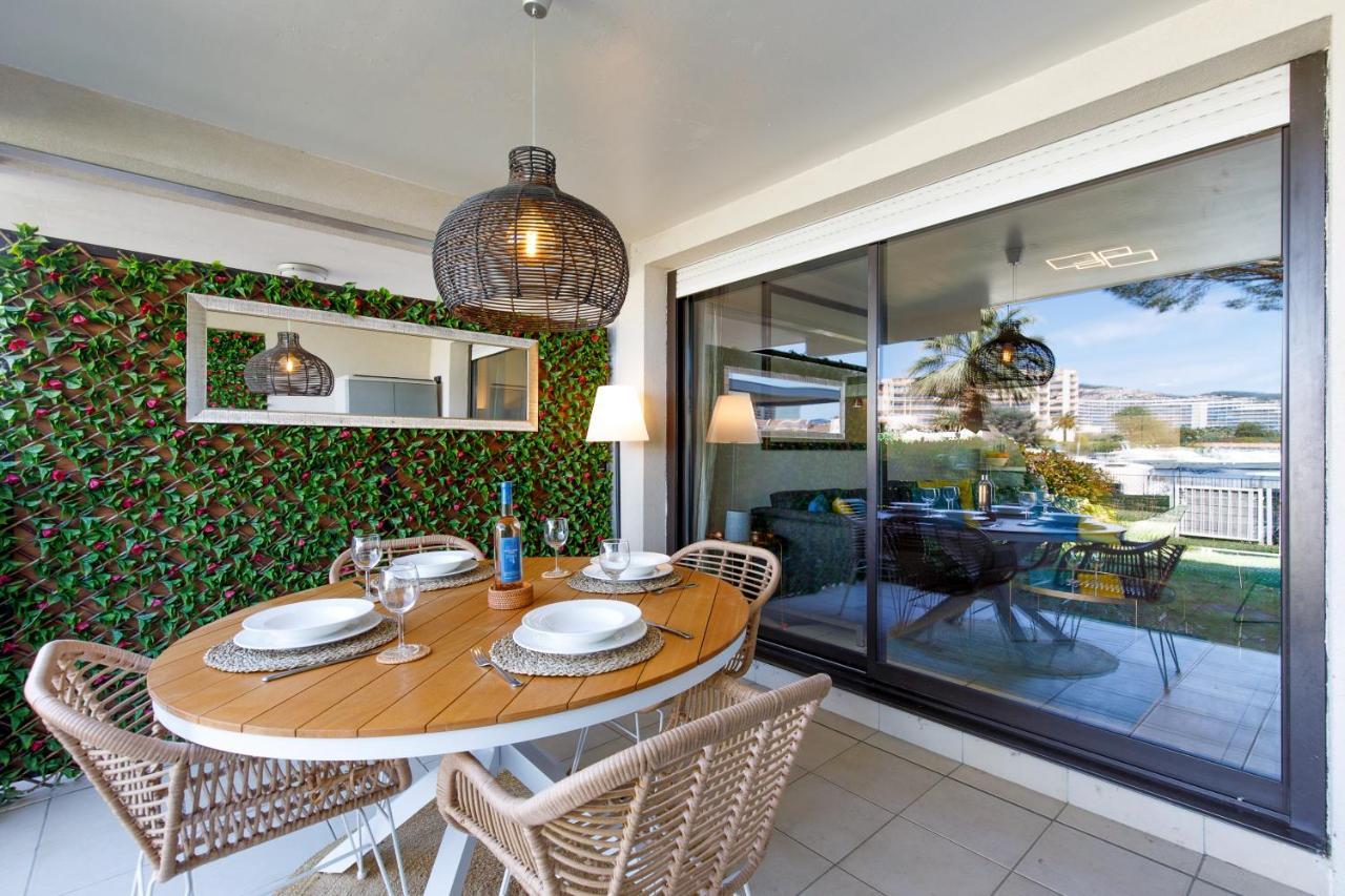 Luxury 3 Piece Garden Apartment In Cannes Marina Mandelieu Exterior foto